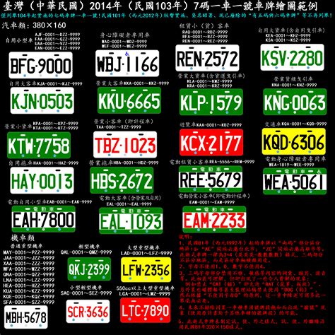 車牌k開頭|台灣車牌分類查詢、顏色、號碼編排、特殊標誌、尺寸。